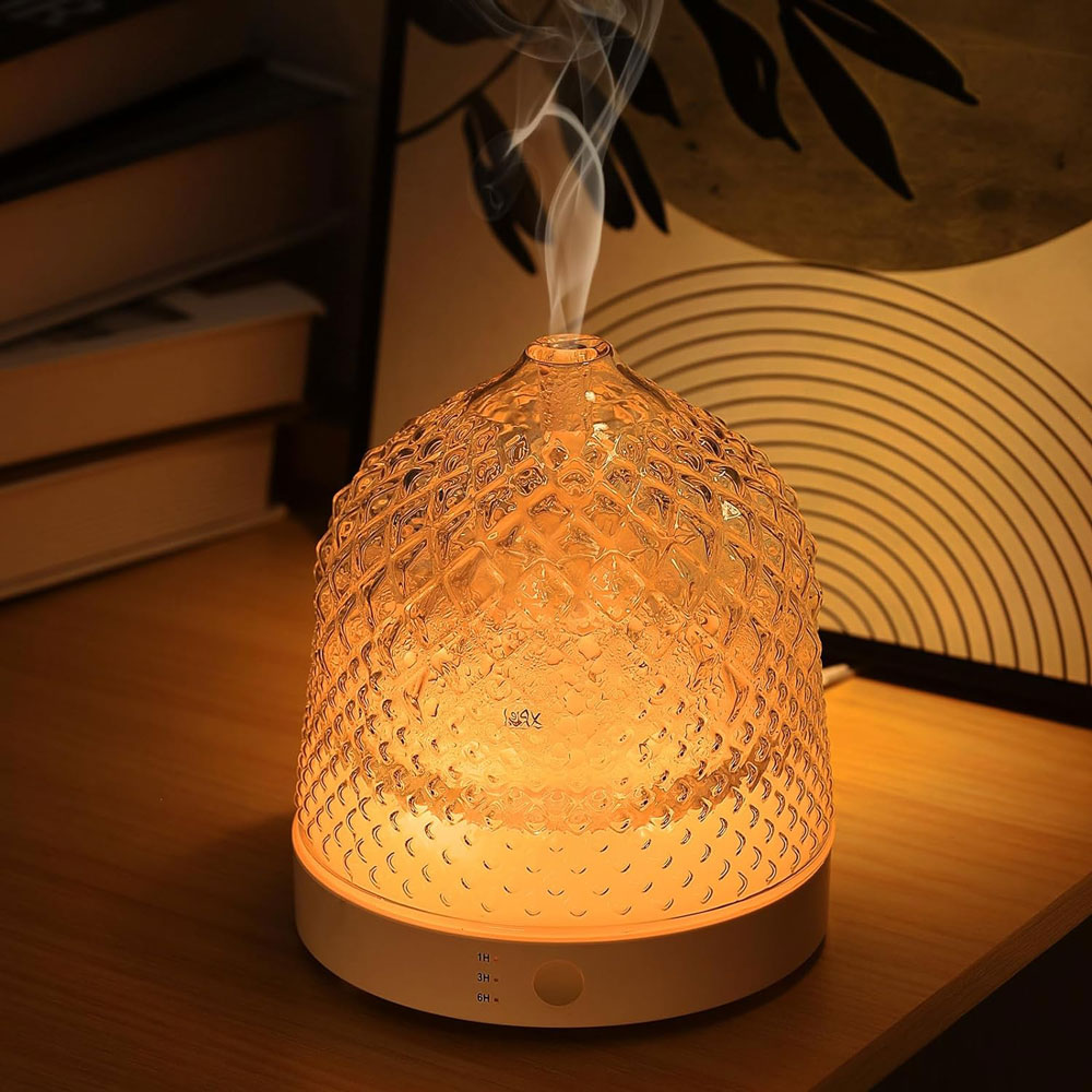 Home Fragrance Electric Diffuser - Elektrikli Cam Ultrasonik Aroma Difüzörü 200ML