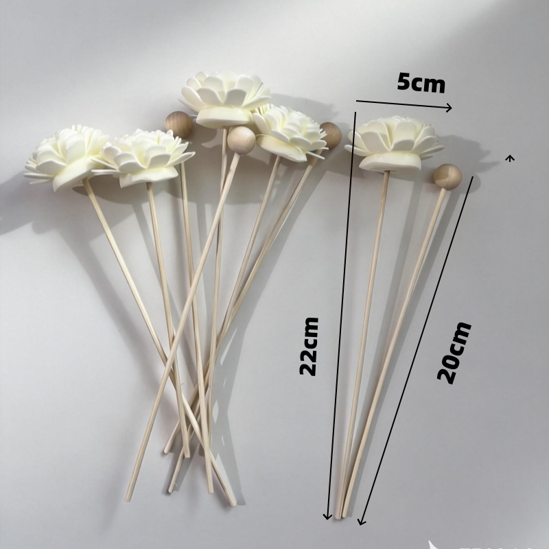 10 adet yapay çiçek Rattan kam - Reed Diffuser Set incelemesi ve fiyatı